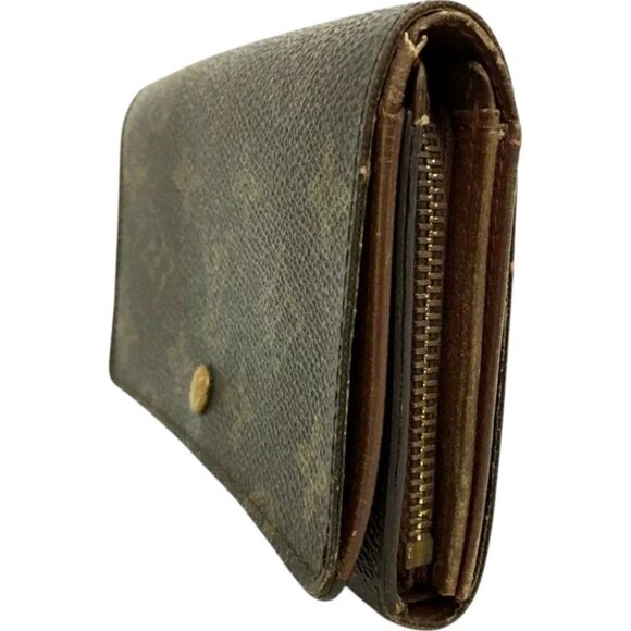 445132BA (L6) Louis Vuitton Wallet Porte Monnaie Billets Tresor Brown Monogram - Picture 3 of 10